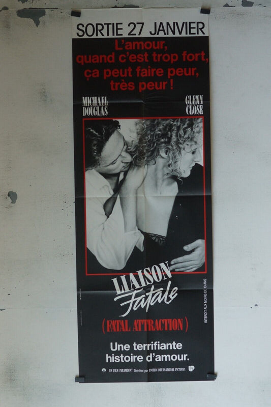 LIAISON FATALE, 60x160 ORIGINAL MOVIE POSTER MICHAEL DOUGLAS