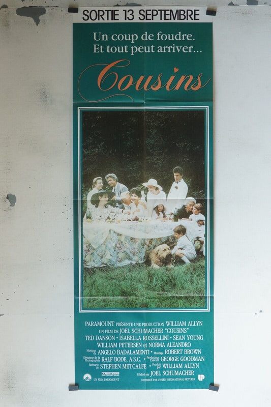 COUSINS POSTER ORIGINAL (60x160) TED DANSON
