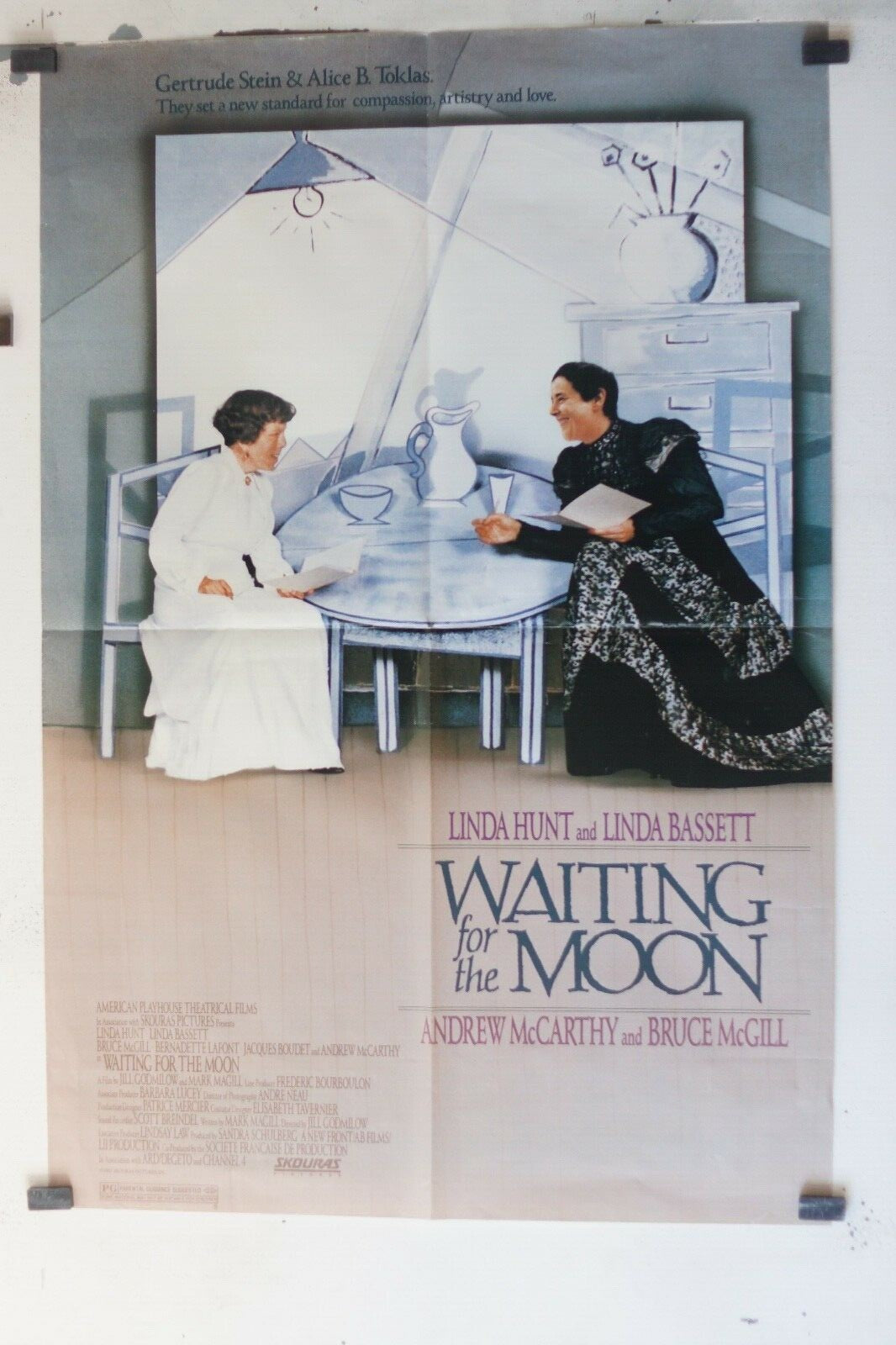 WAITING FOR THE MOON, MOVIE ORIGINAL POSTER (69x103) LINDA HUNT