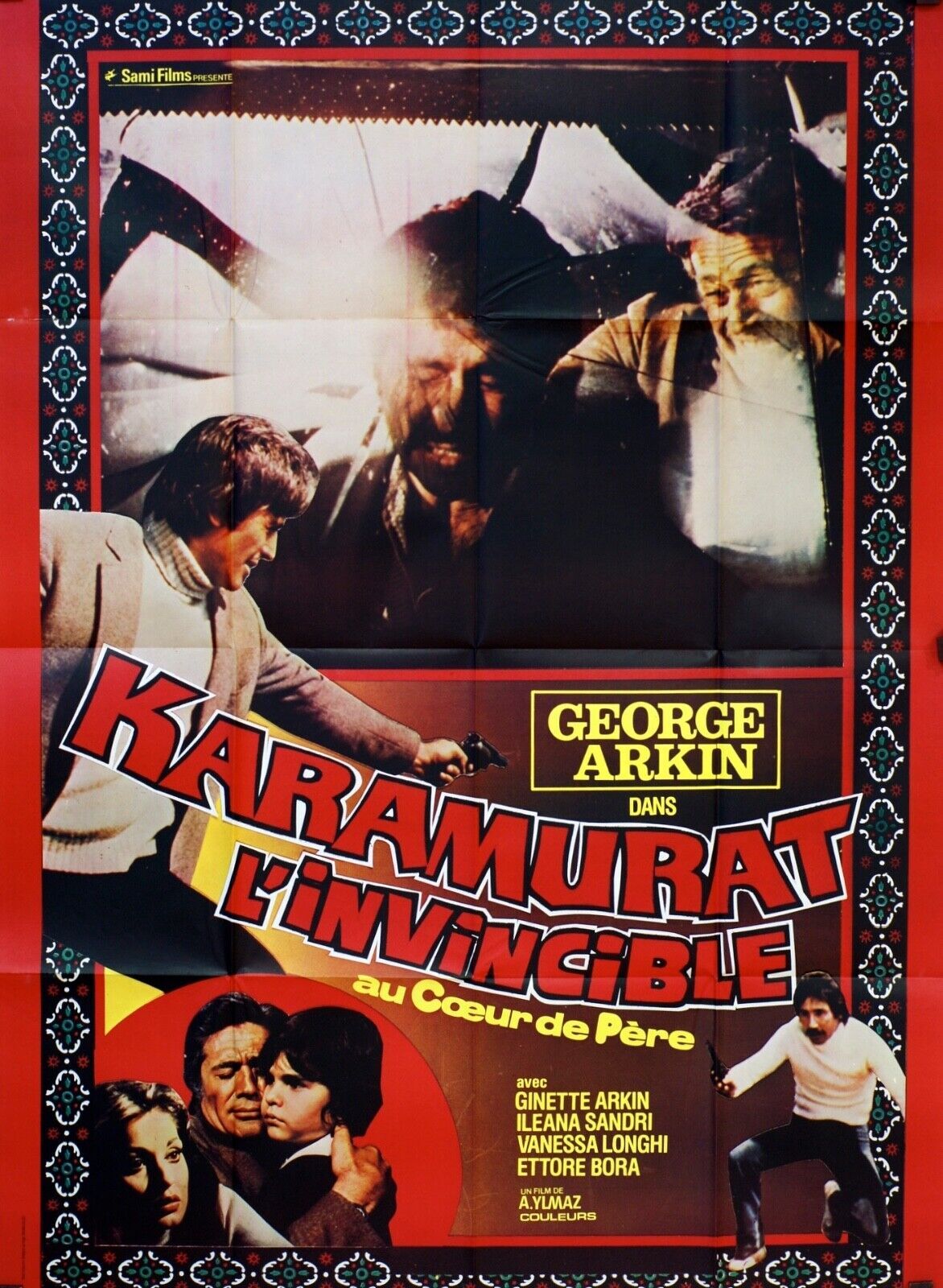 KARAMURAT L’INVINCIBLE, KUNG-FU, KARATÉ, Movie poster ORIGINAL (120x160) GINETTE