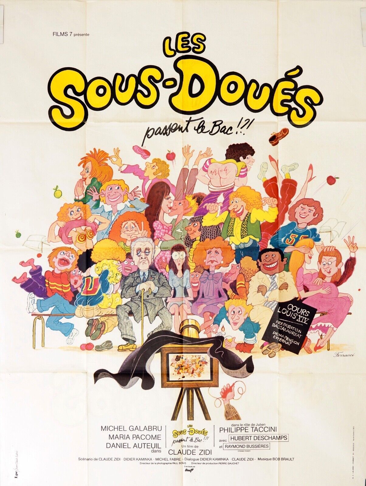 LES SOUS-DOUÉS MOVIE POSTER ORIGINAL 120X160 JOYCE INGALLS