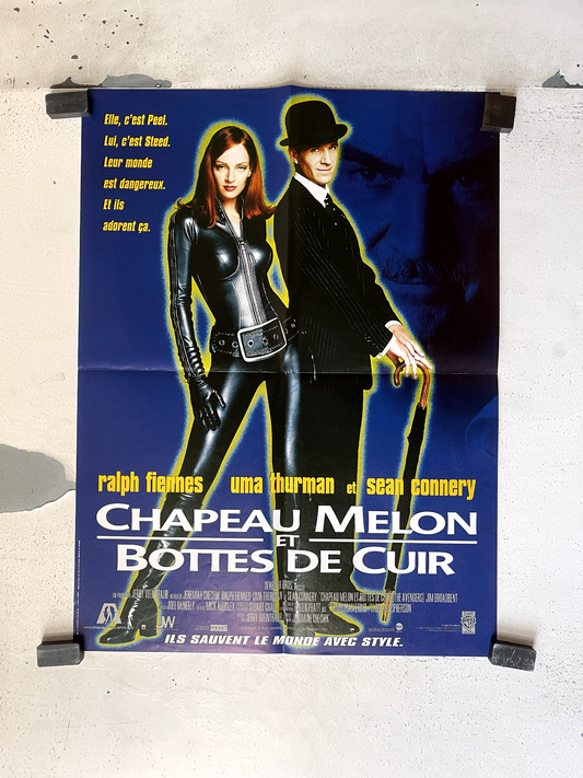 CHAPEAU MELON ET BOTTES DE CUIR POSTER ORIGINAL (40X60) RALPH FIENNES – UMA