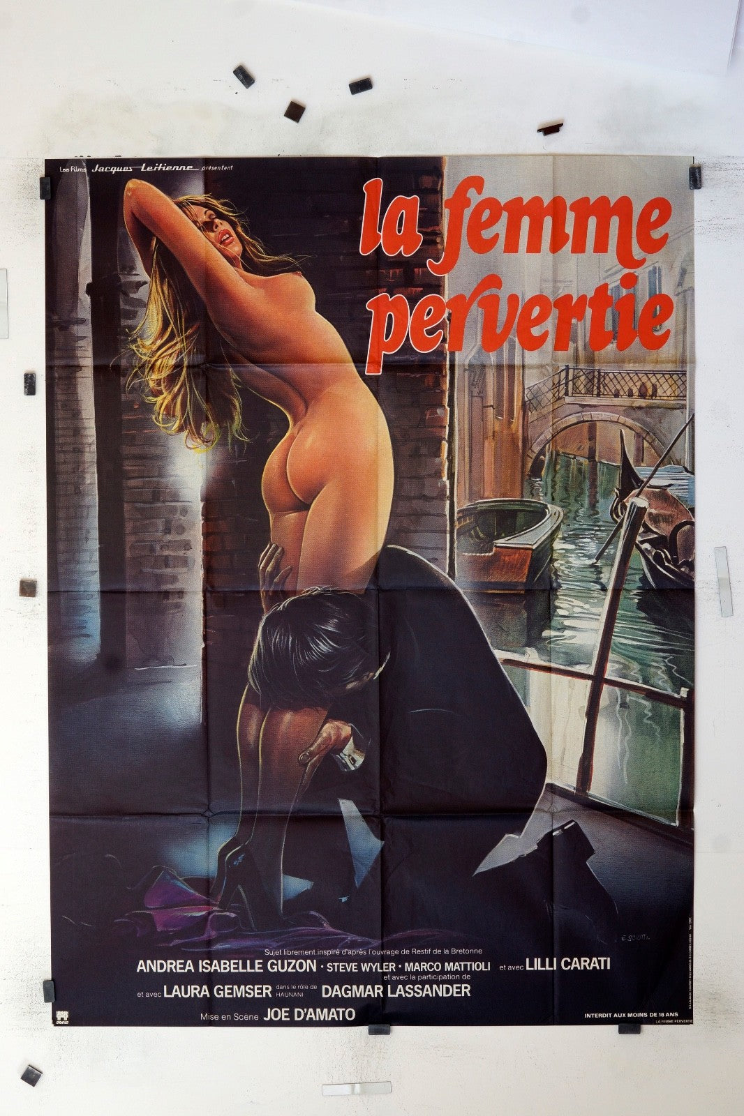LA FEMME PÉVERTIE ANDREA ISABELLE GUZON MOVIE POSTER ORIGINAL (120x160)