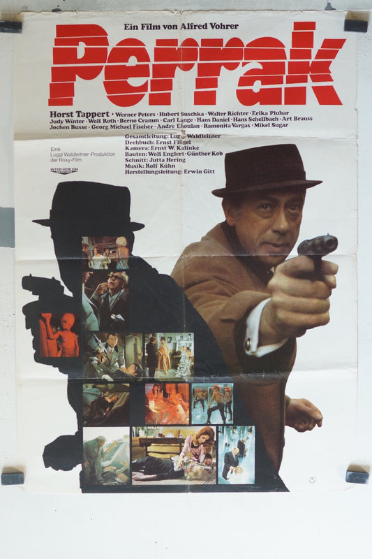 PERRAK MOVIE POSTER ORIGINAL (83X59) Horst tappert , Werner Peters