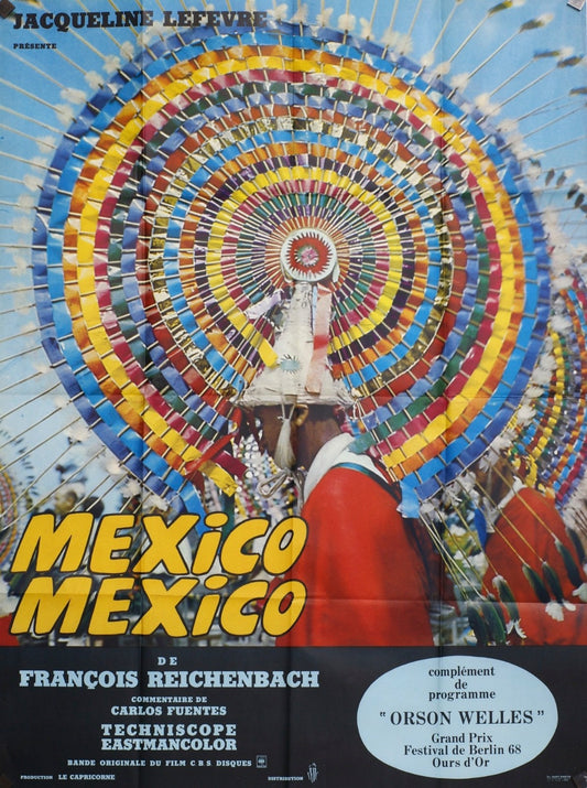 MEXICO MEXICO FRANCOIS REICHENBACH MOVIE POSTER ORIGINAL 120x160