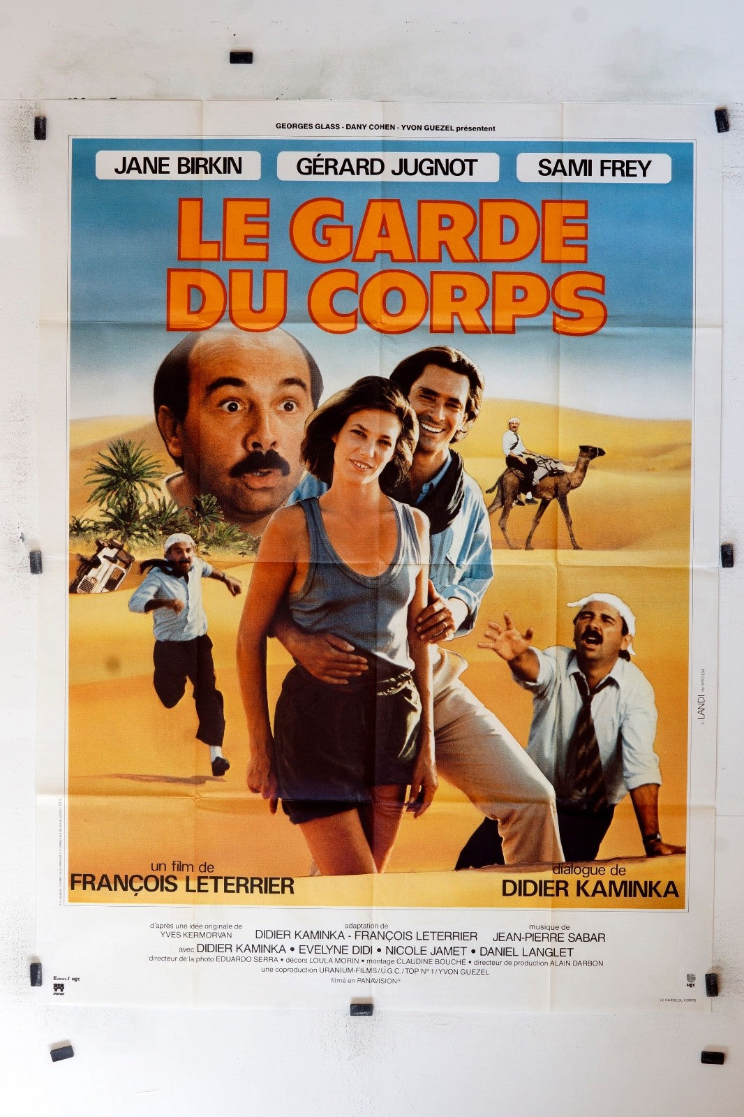 LE GARDE DU CORPS JANE BIRKIN ORIGINAL MOVIE POSTER 120x160