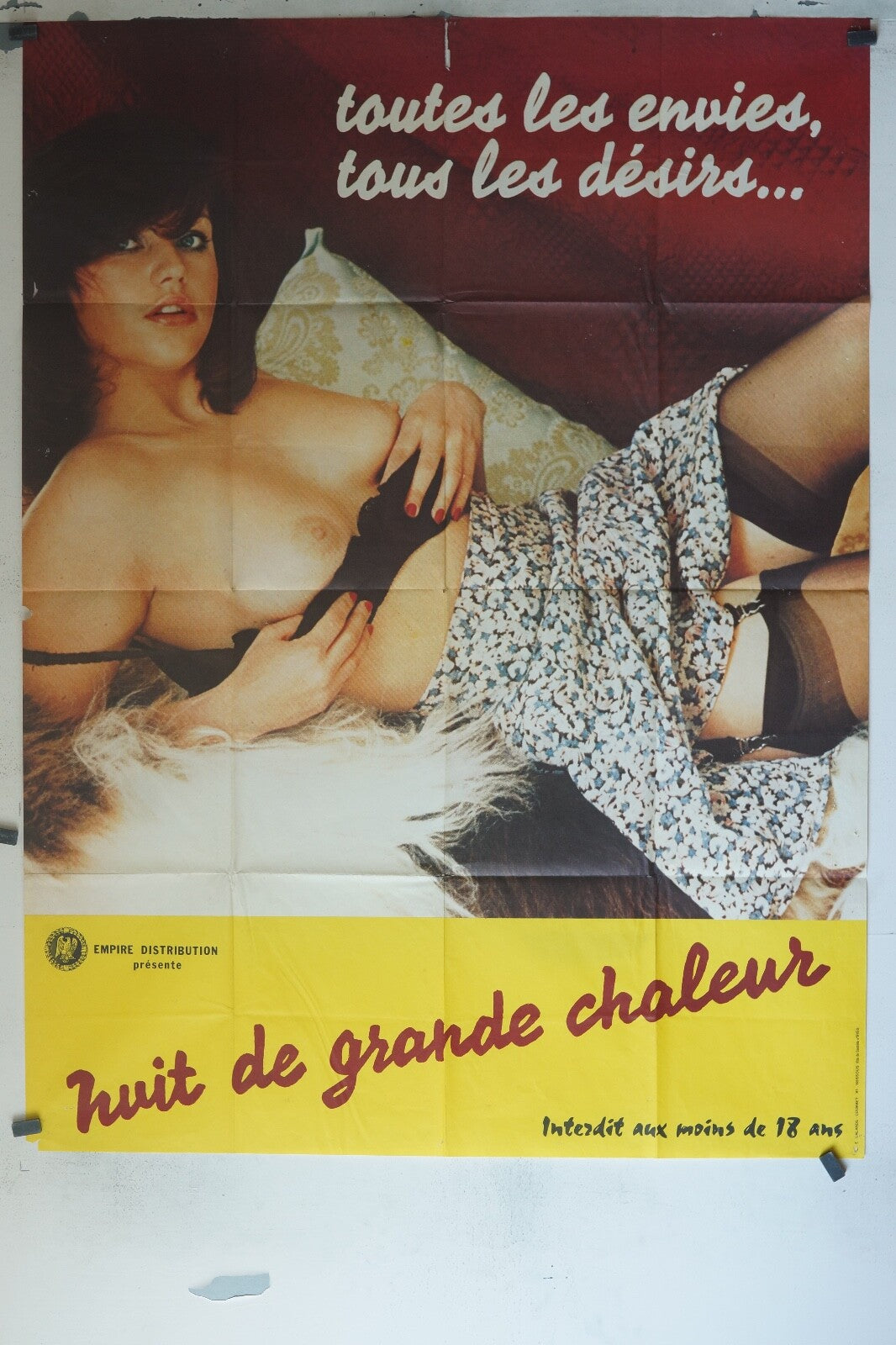 NUIT DE GRANDE CHALEUR MOVIE POSTER ORIGINAL (120X160)