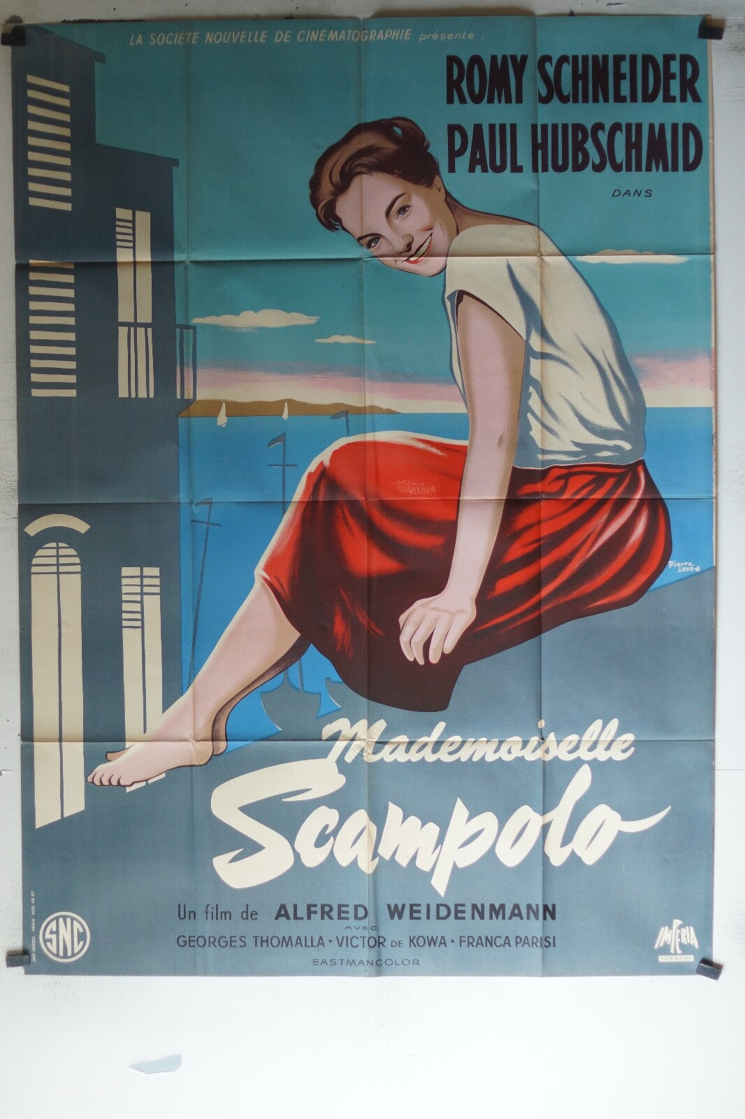 MADEMOISELLE SCAMPOLO ORIGINAL MOVIE POSTER 120x160 Romy Schneider