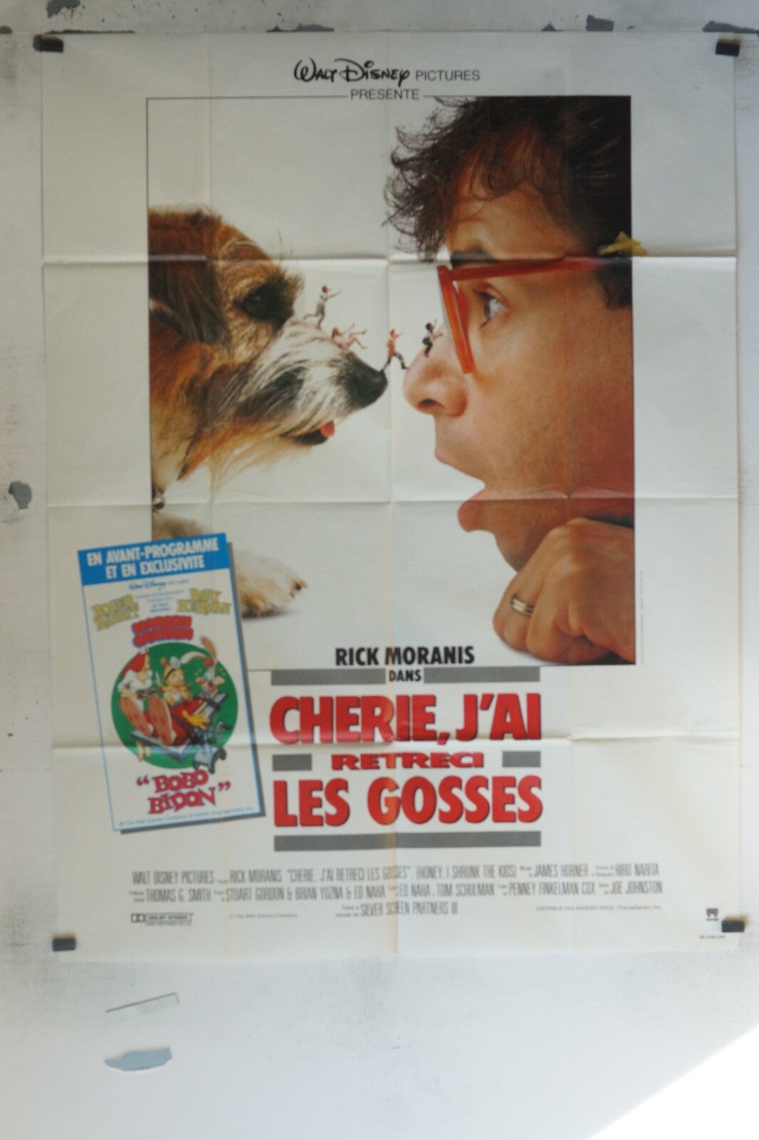 CHÉRIE, J’AI RÉTRÉCI LES GOSSES MOVIE POSTER ORIGINAL 120x160 RICK MORANIS