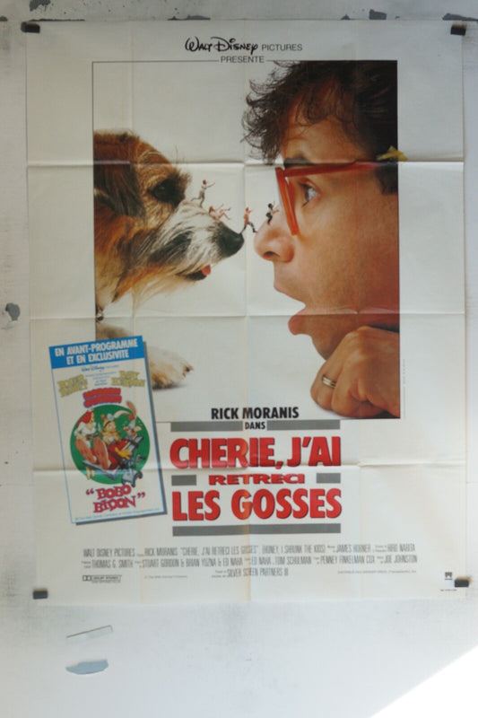 CHÉRIE, J’AI RÉTRÉCI LES GOSSES MOVIE POSTER ORIGINAL 120x160 RICK MORANIS