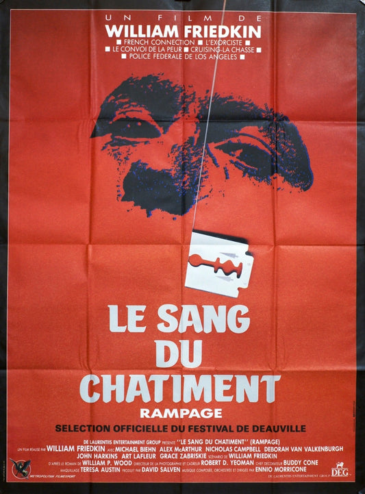 LE SANG DU CHATIMENT WILLIAM FRIEDKIN POSTER ORIGINAL 120x160