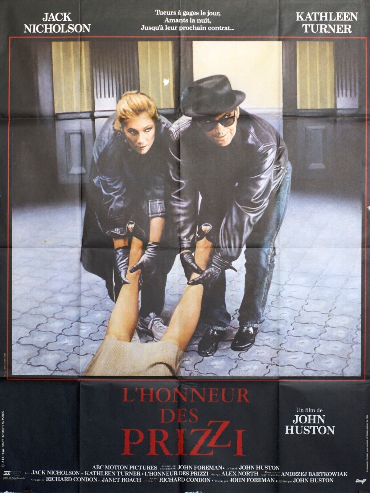 L’HONNEUR DES PRIZZI MOVIE POSTER ORIGINAL 120x160 JACK NICHOLSON