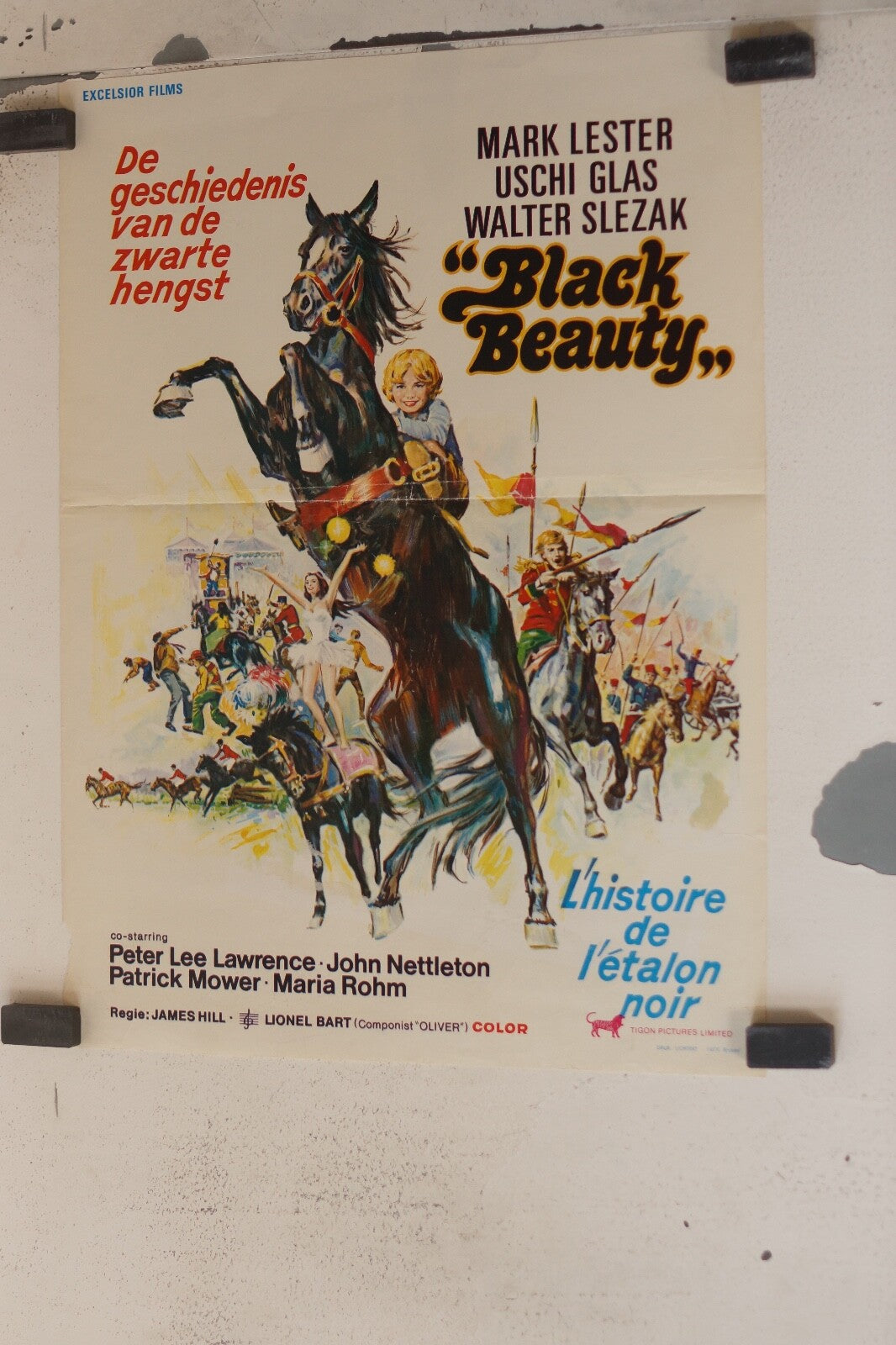 BLACK BEAUTY MOVIE POSTER (belgian) 30x55, Peter Lee Lawrence