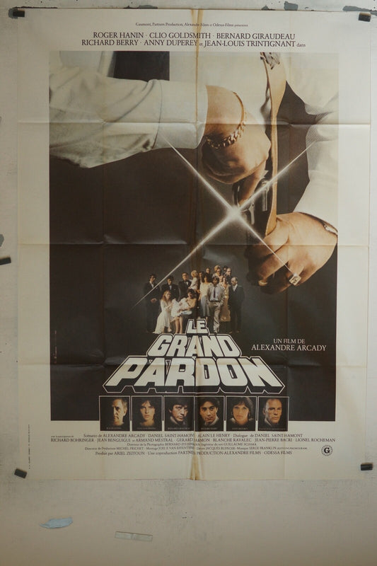 LE GRAND PARDON MOVIE POSTER ORIGINAL 120x160 ROGER HANIN