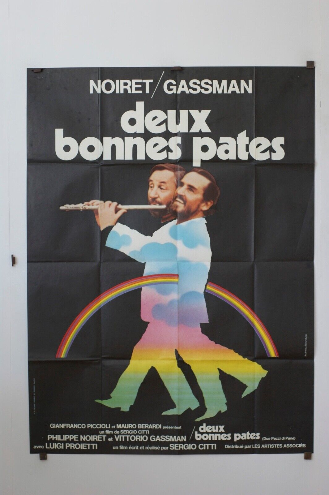 DEUX BONNES PATES MOVIE POSTER ORIGINAL 120x160 NOIRET/GASSMAN