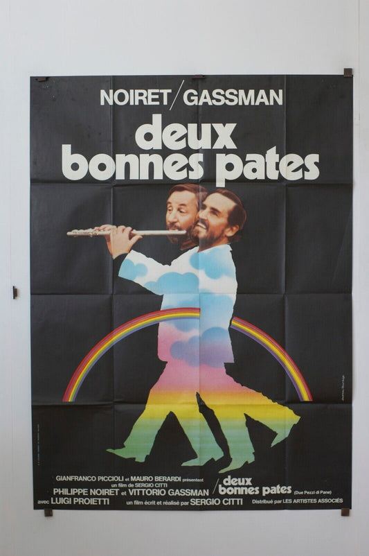 DEUX BONNES PATES MOVIE POSTER ORIGINAL 120x160 NOIRET/GASSMAN