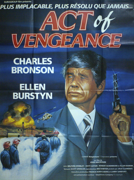 ACT OF VENGEANCE POSTER ORIGINAL 120x160 CHARLES BRONSON 