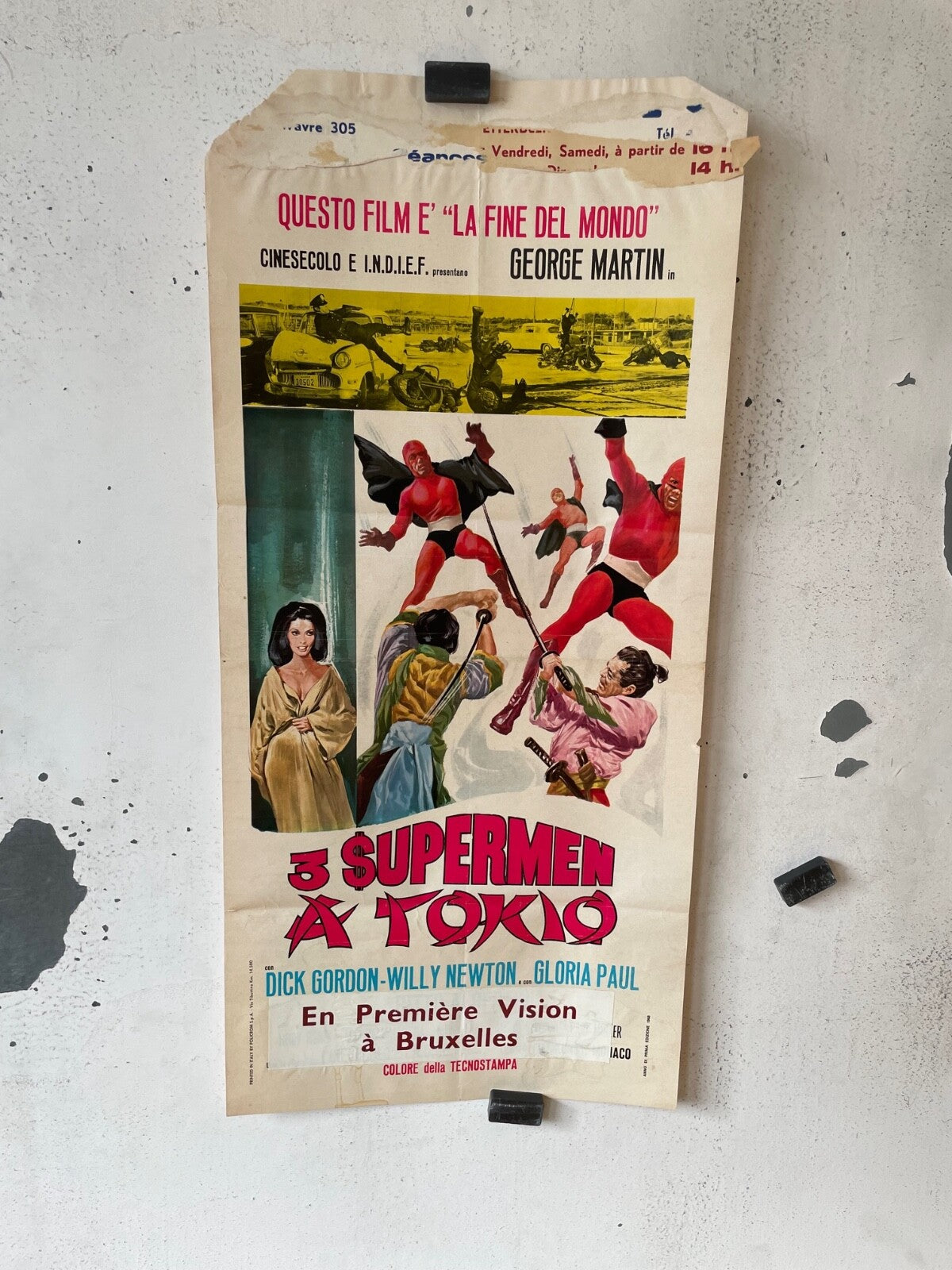 CARDINAL MOVIE POSTER ORIGINAL 36X56 OTTO PREMINGER – ROMY SCHNEIDER