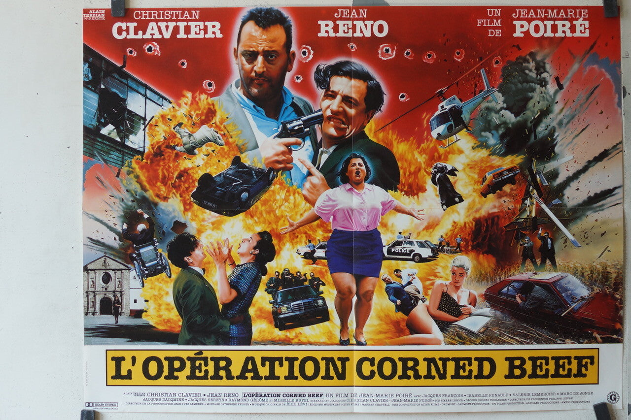 OPERATION CORNED BEEF (L’) MOVIE POSTER ORIGINAL (60X80) Christian Clavier 