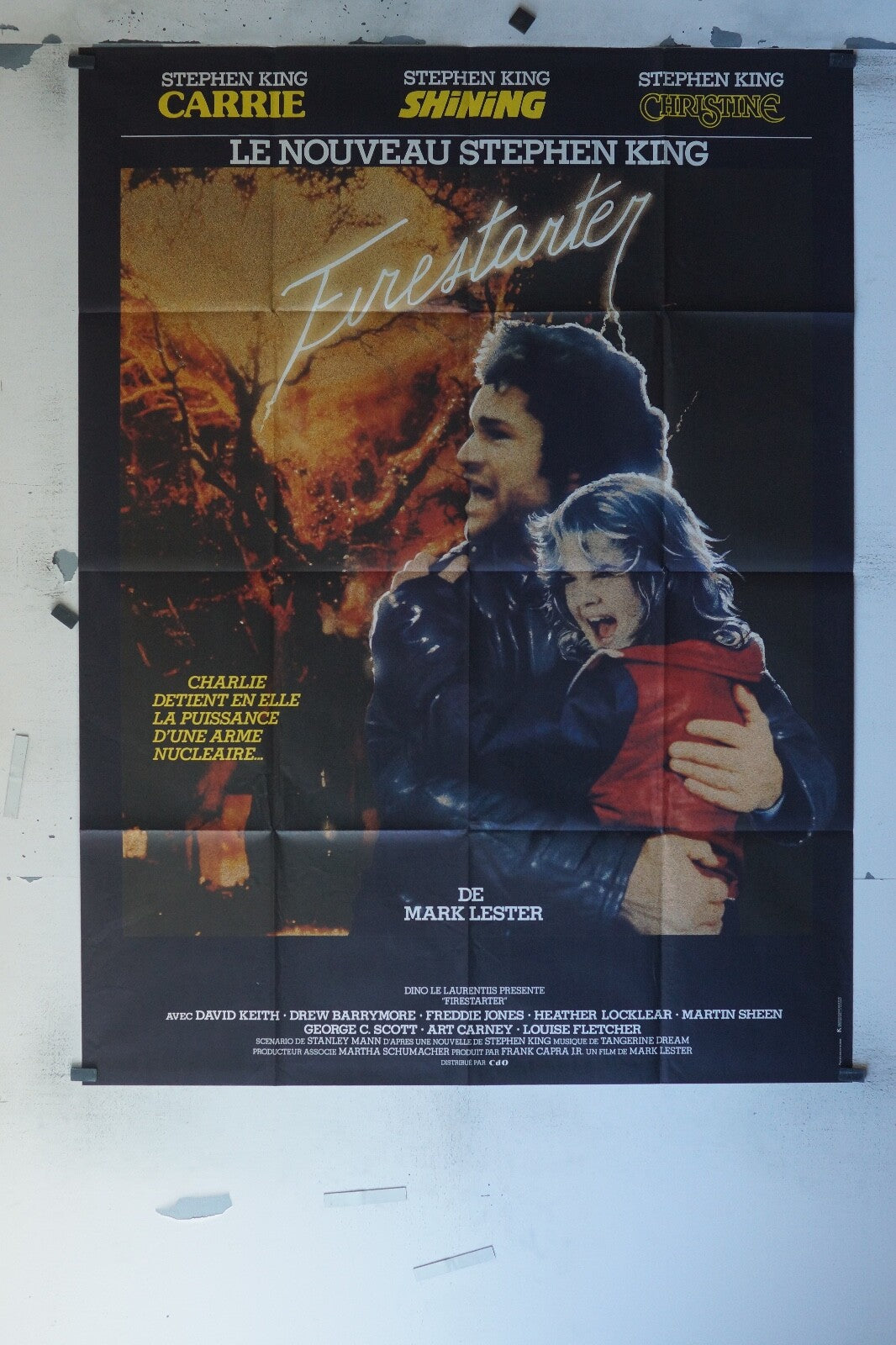 FIRESTARTER MOVIE POSTER ORIGINAL 120x160 DAVID KEITH