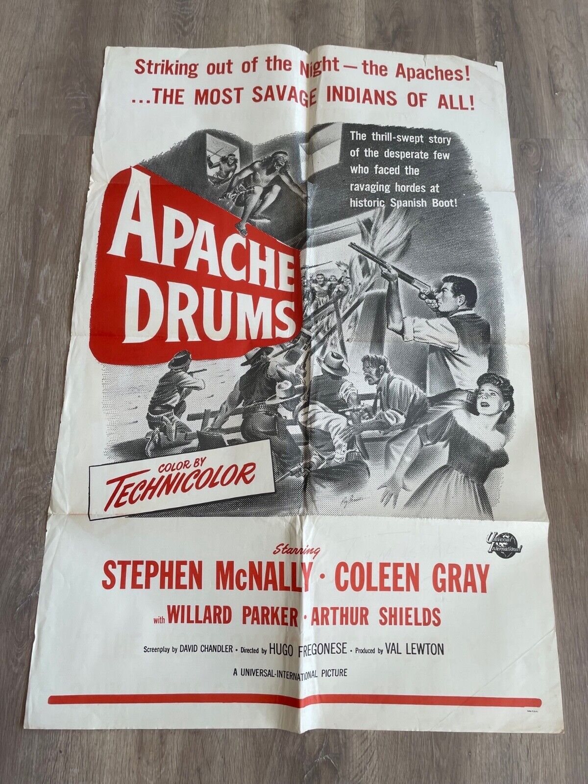 APACHE DRUMS 70X100 original STEPHEN MC NALLY