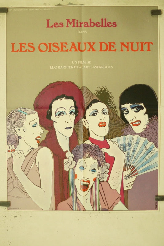 LES OISEAUX DE NUIT « LES MIRABELLES » MOVIE POSTER ORIGINAL (60X80) LUC BARNIE