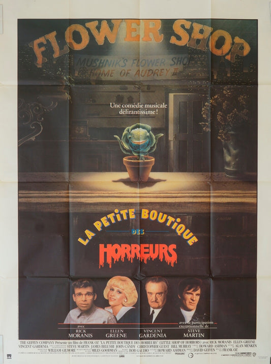 LA PETITE BOUTIQUE DES HORREURS ORIGINAL POSTER (120x160) RICK MORANIS