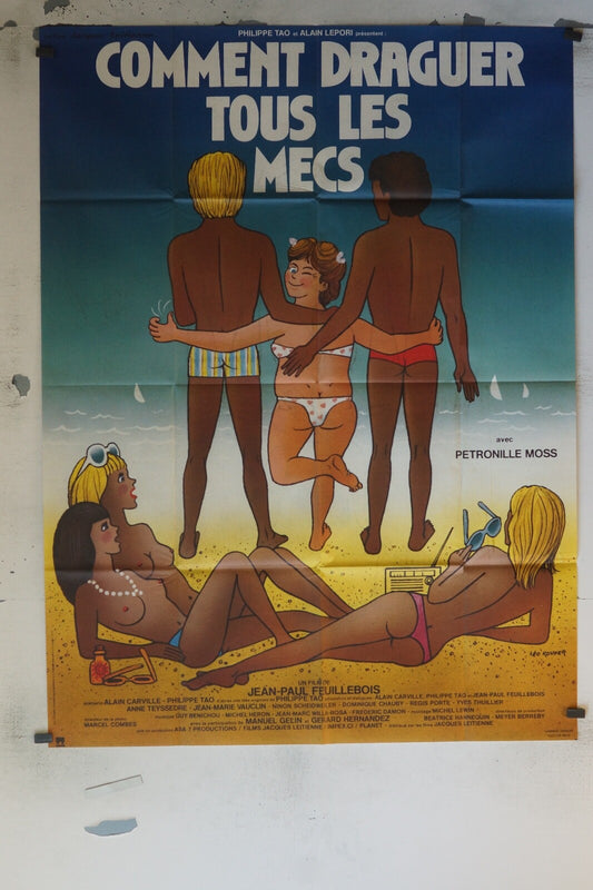 COMMENT DRAGUER TOUS LES MECS MOVIE POSTER ORIGINAL 120x160 PETRONILLE MOSS