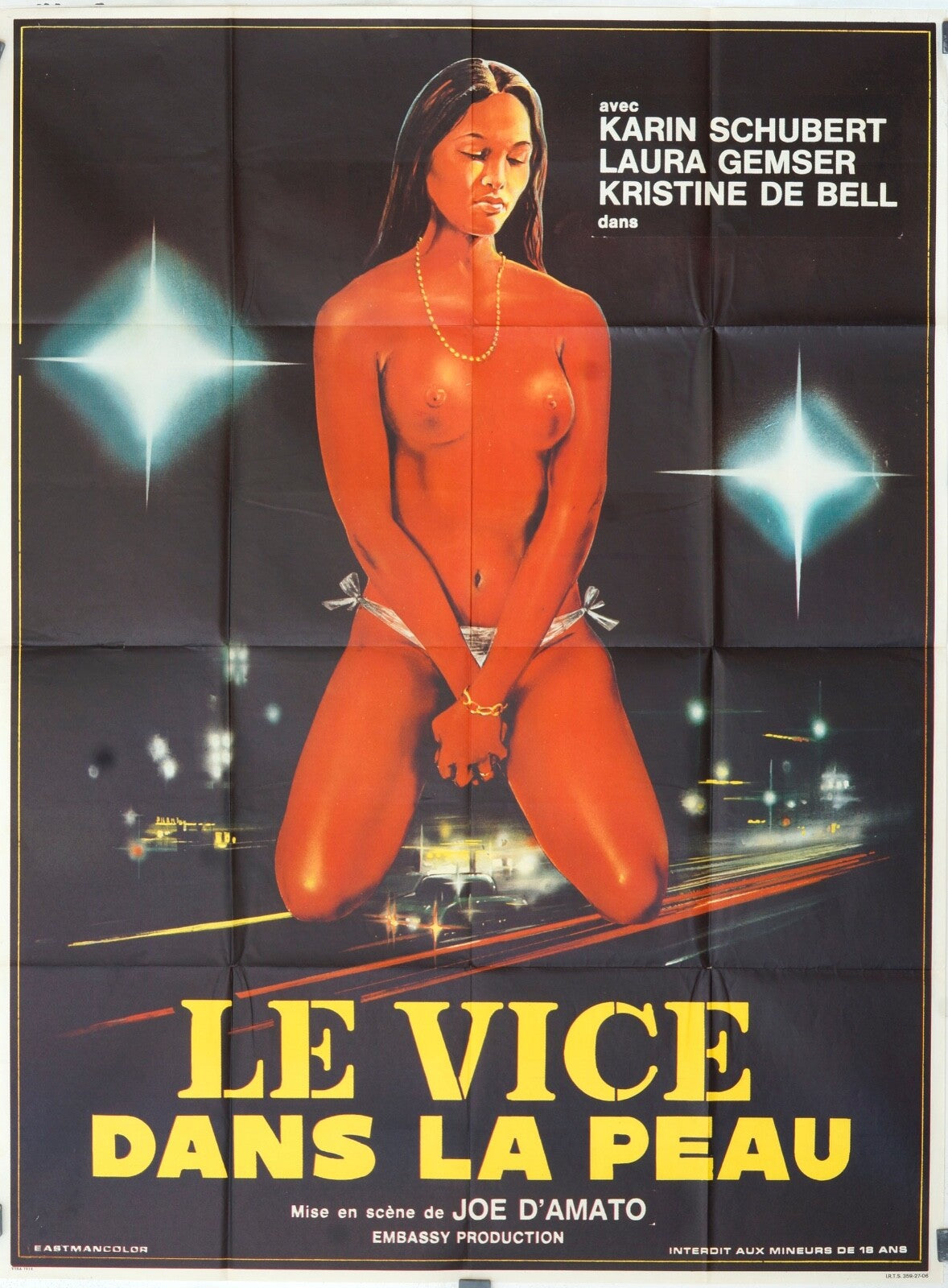 LA VICE DANS LE PEAU MOVIE POSTER ORIGINAL 120x160