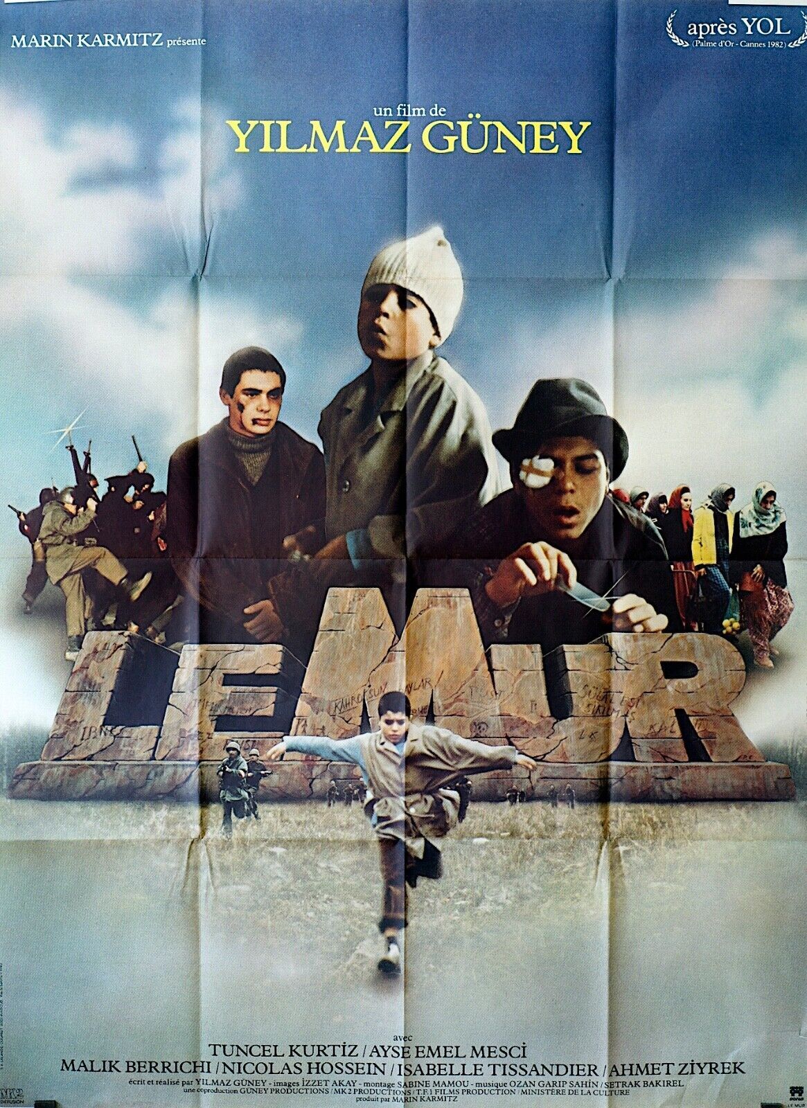 LE MUR POSTER ORIGINAL (120X160) TUNCEL KURTIZ
