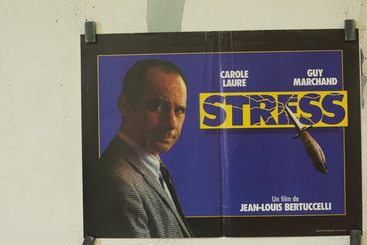 STRESS MOVIE POSTER ORIGINAL (40X60) CAROLE LAURE – GUY MARCHAND