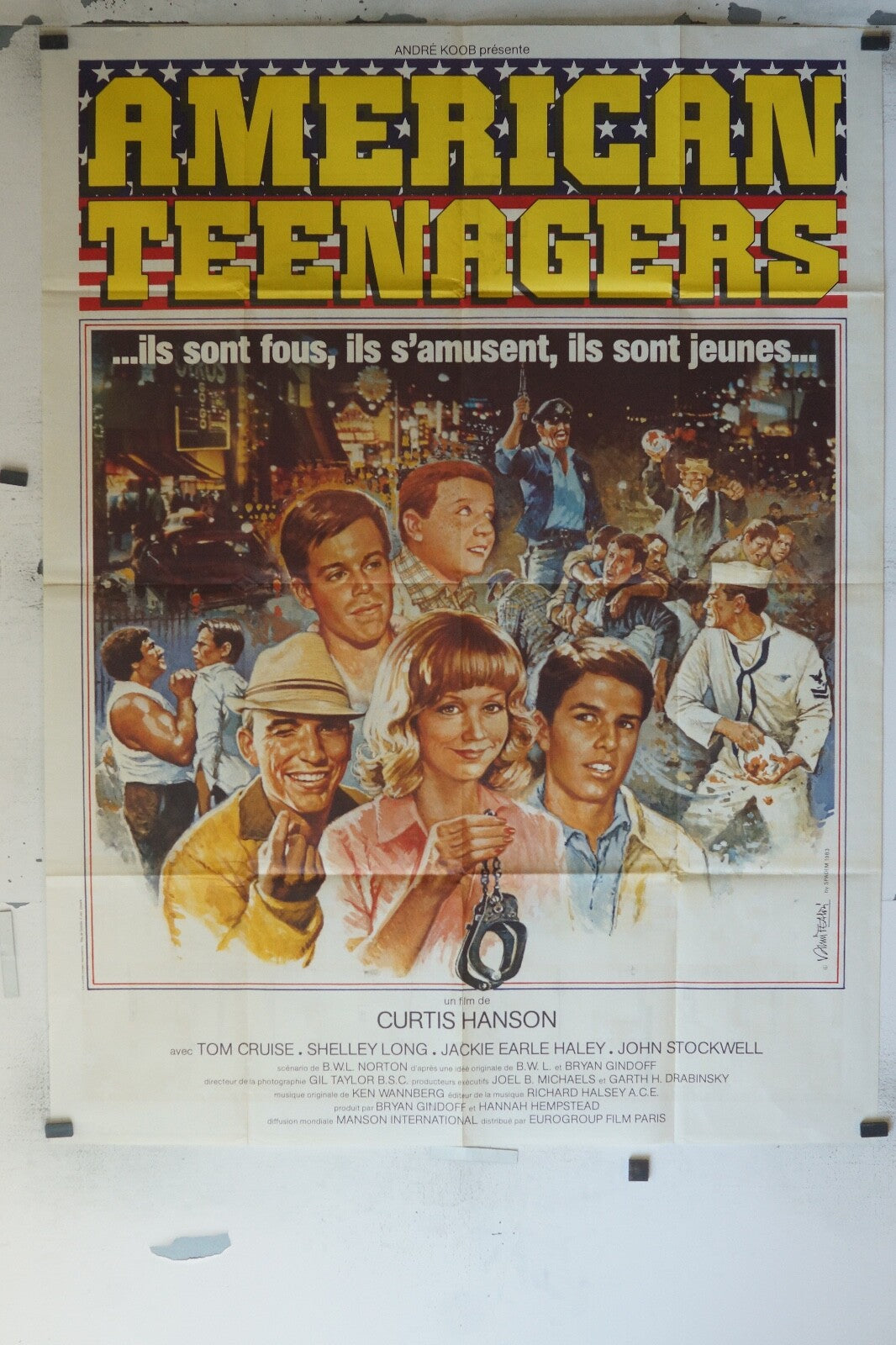 AMERICAN TEENAGERS MOVIE POSTER ORIGINAL 120x160 TOM CRUISE