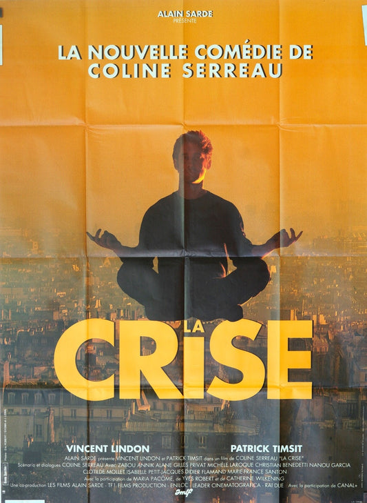 LA CRISE MOVIE POSTER ORIGINAL (120X160)  VINCENT LONDON