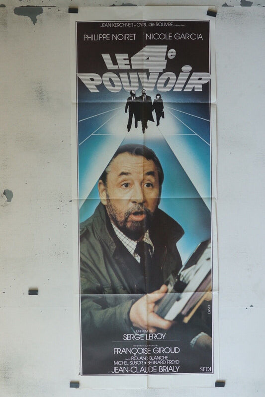 LE 4 EME POUVOIR MOVIE POSTER ORIGINAL 60x160 SERGE LEROY