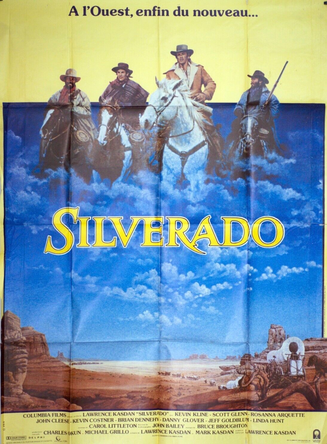 SILVERADO MOVIE POSTER ORIGINAL 120x160 LUCA BERCOVICI