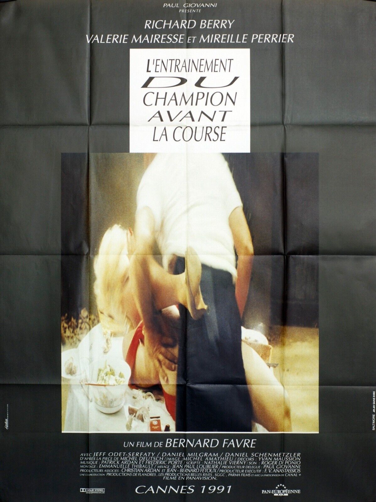 L’ENTRAÎNEMENT DU CHAMPION AVANT LA COURSE MOVIE POSTER ORIGINAL 120x160  BERRY