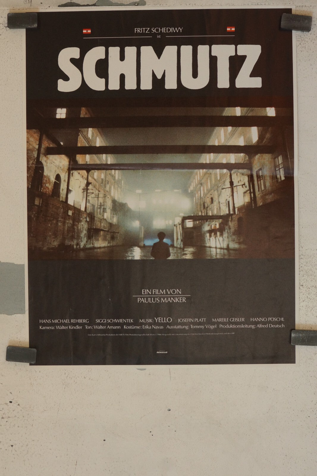 SCHMUTZ, FRITZ SCHEDIWY, MOVIE POSTER ORIGINAL (36X48), HQ
