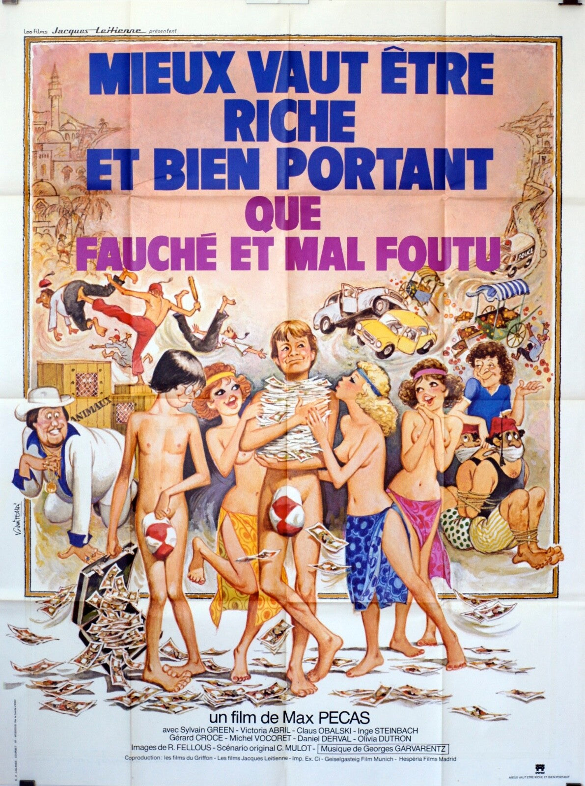 TRICHEURS MOVIE POSTER ORIGINAL 120x160  BERTRAND TAVERNIER