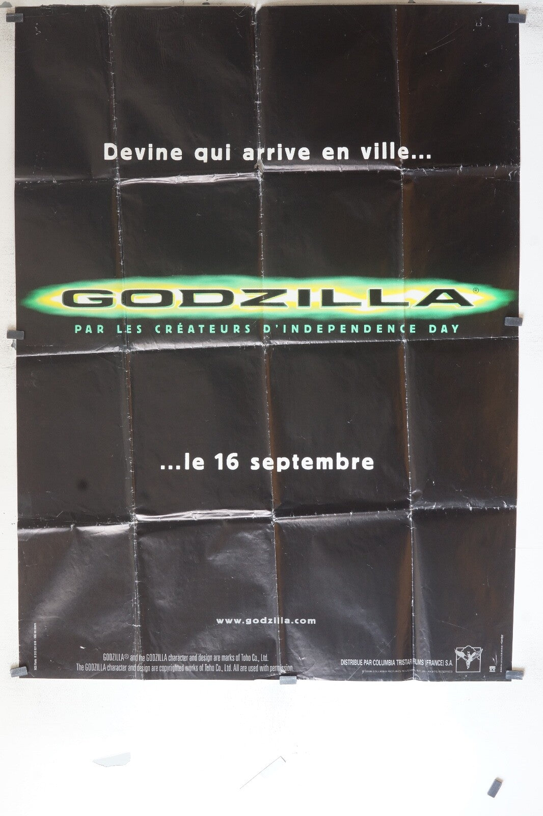 GODZILLA MOVIE POSTER ORIGINAL 120x160