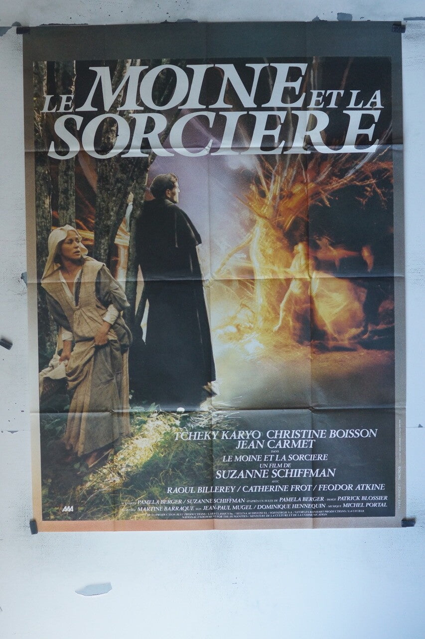 LE MOINE ET LA SORCIÈRE MOVIE POSTER ORIGINAL 120x160 JEAN CARMET