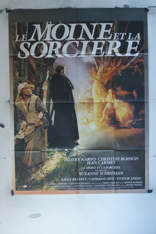 LE MOINE ET LA SORCIÈRE MOVIE POSTER ORIGINAL 120x160 JEAN CARMET