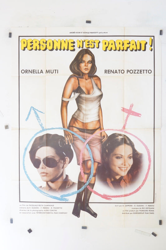 PERSONNE N’EST PARFAITE ORNELLA MUTTI MOVIE POSTER ORIGINAL 120x160