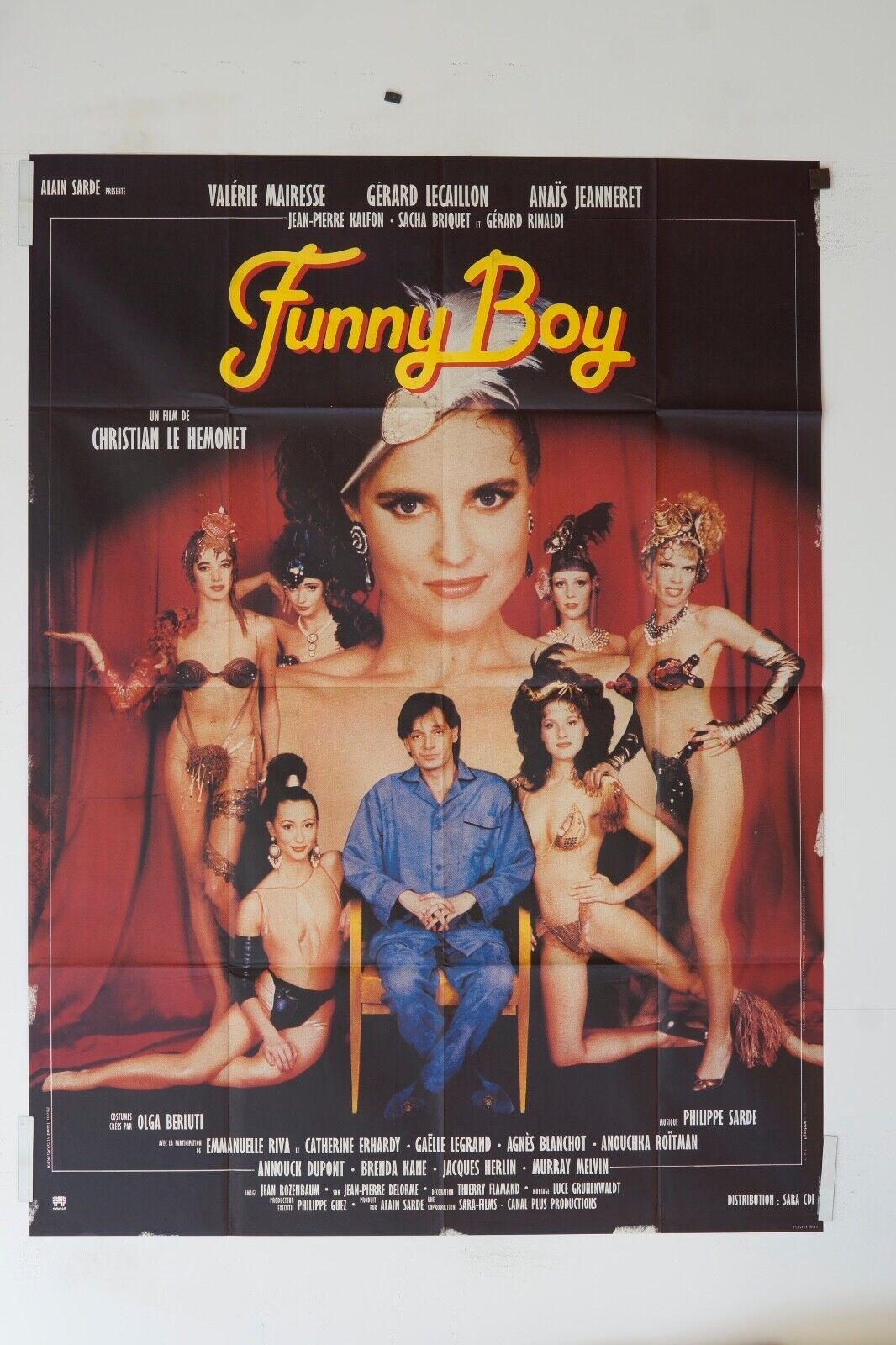 FUNNY BOY movie poster ORIGINAL (120x160)  VALERIE MAIRESSE