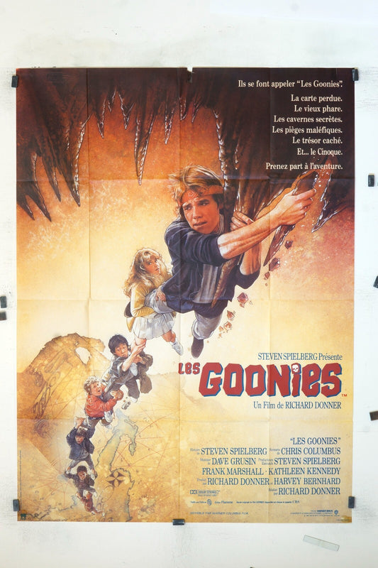 LES GOONIES  STEVEN SPIELBERG,MOVIE POSTER ORIGINAL (120x160)