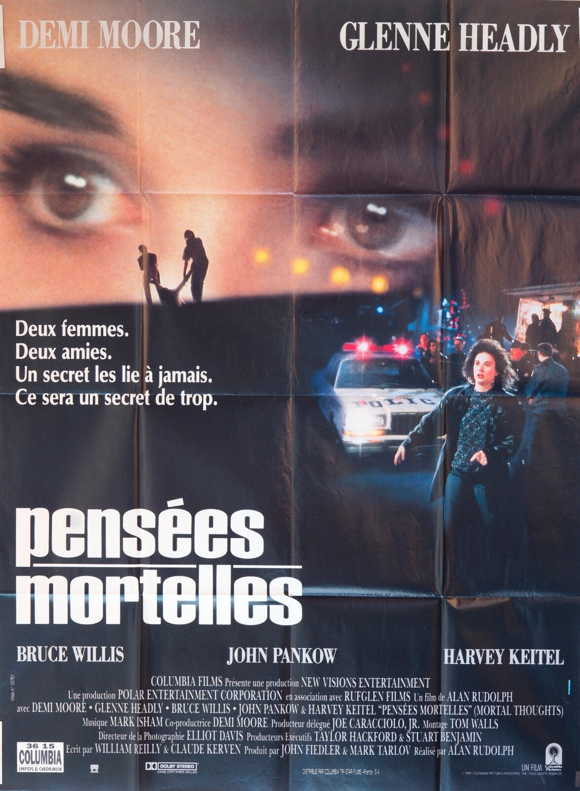 PENSÉES DE MORTELLE MOVIE POSTER ORIGINAL 120x160 DEMI MOORE
