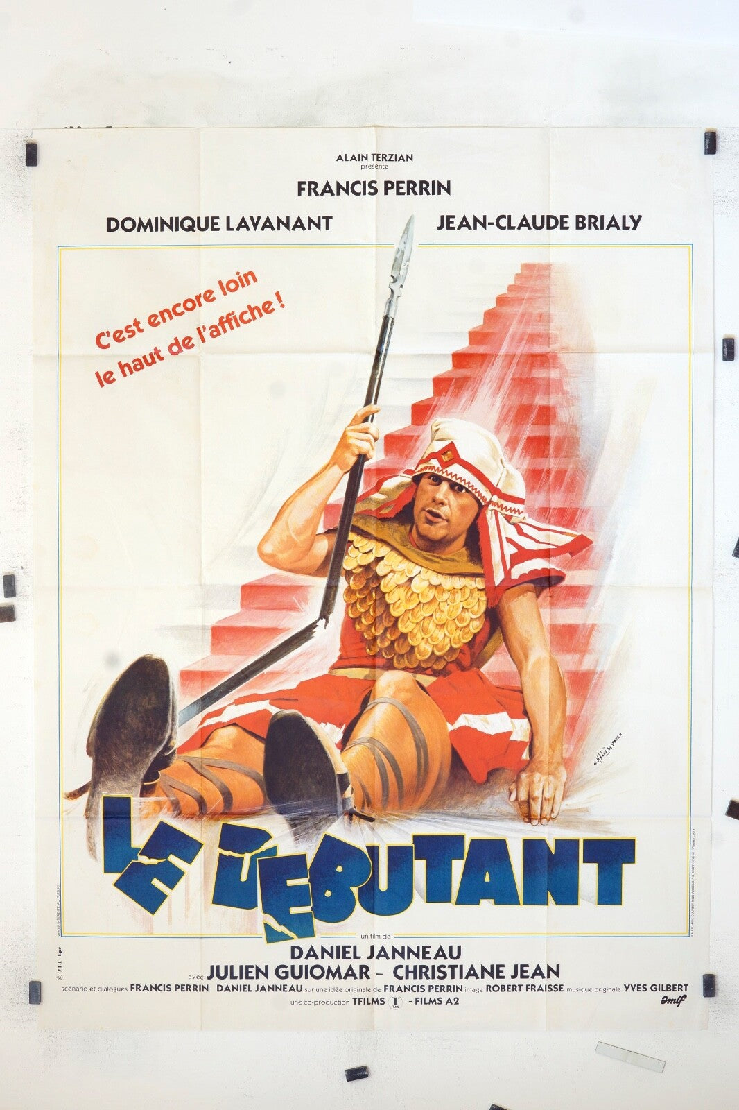LE DÉBUTANT FRANCIS PERRIN MOVIE POSTER ORIGINAL 120x160