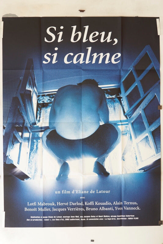 SI BLEU, SI CALME 120X160 ORIGINAL MOVIE POSTER LOTFI MABROUK