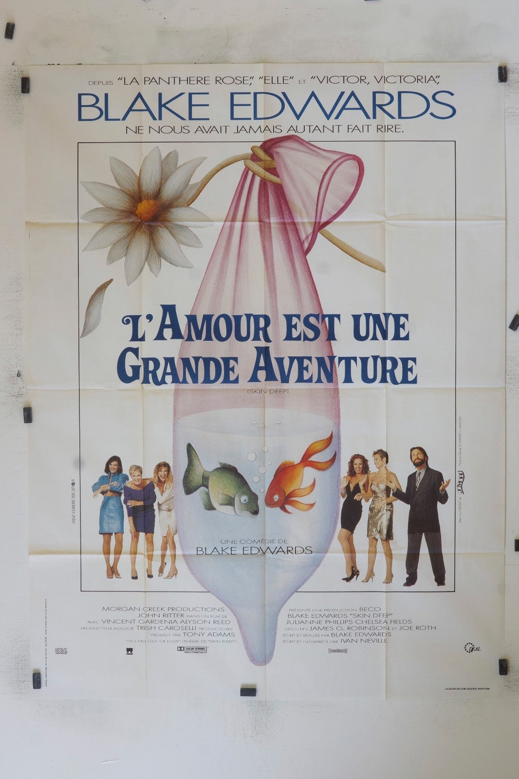 L’AMOUR EST UNE GRANDE AVANTURE BLAKE EDWARDS MOVIE POSTER ORIGINAL 120x160