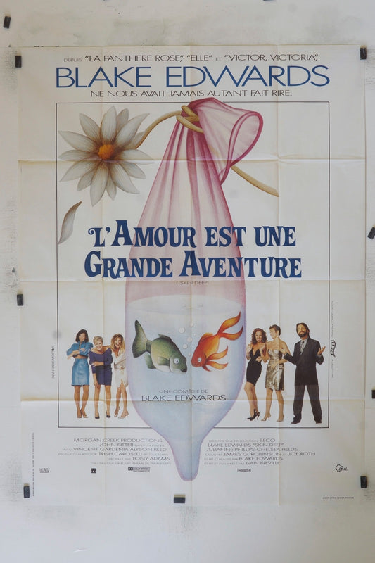 L’AMOUR EST UNE GRANDE AVANTURE BLAKE EDWARDS MOVIE POSTER ORIGINAL 120x160