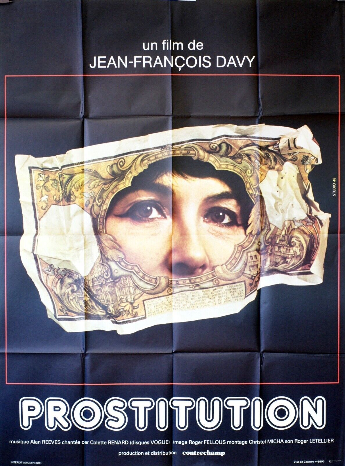 PROSTITUTION MOVIE POSTER ORIGINAL 120x160 DIDI CONN